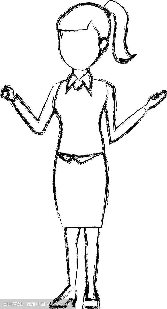 商务女性职员办公室工作