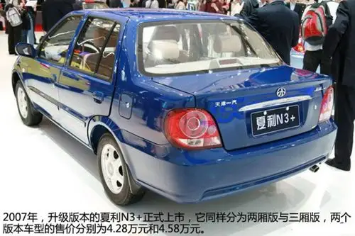 跌宕起伏三十年 回顾夏利历代车型