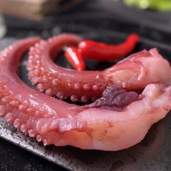 斓维品新鲜章鱼足批发冷冻鱿鱼须鲜活现切速冻脆口海鲜章鱼足八爪鱼