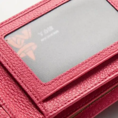 派尼美特钱包女士短款钱夹牛皮钱包简约真皮学院风女式皮夹子韩版潮