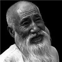 白胡子老人头像 长白胡子老人悠闲自得