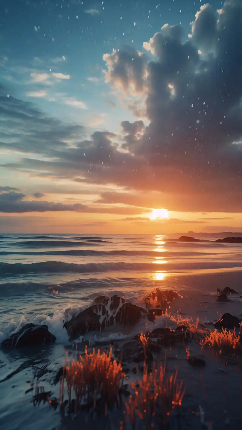 这些氛围感ins海边背景图也太美了吧99!