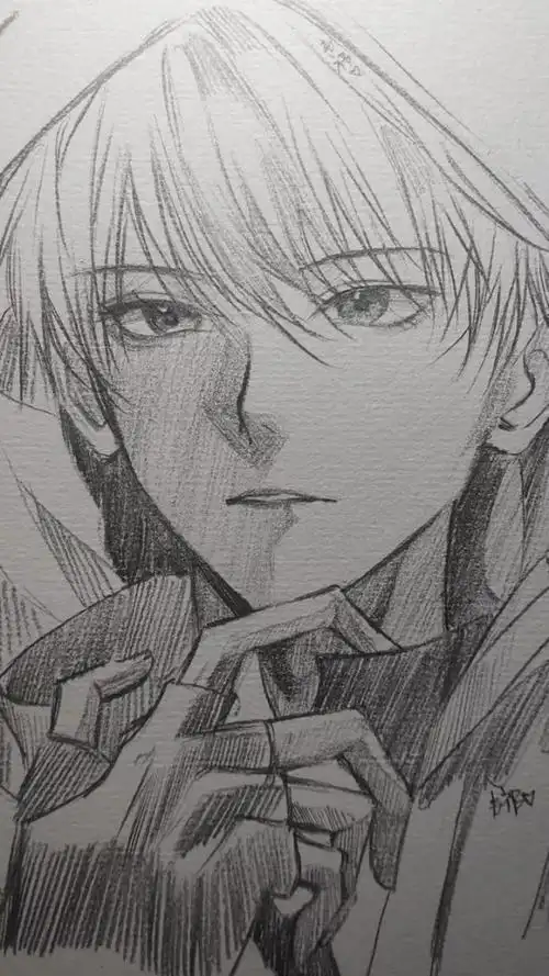 张起灵绘画教程 临摹侵删 欢迎进群投稿