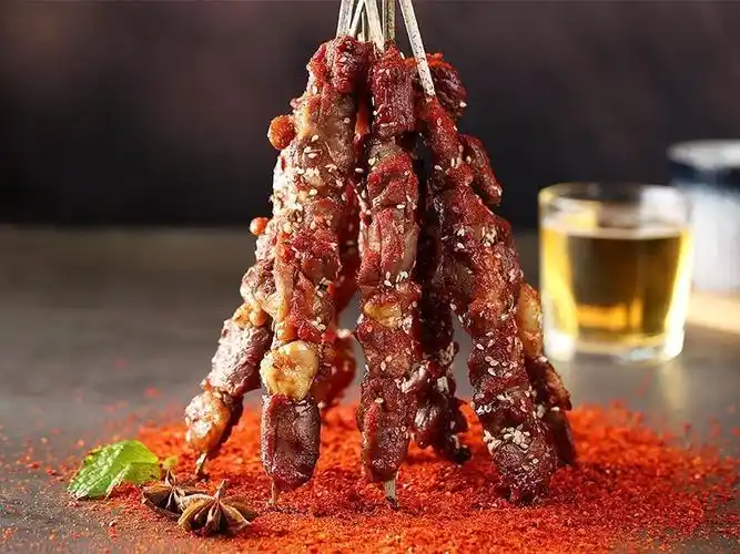 烤羊肉串图片