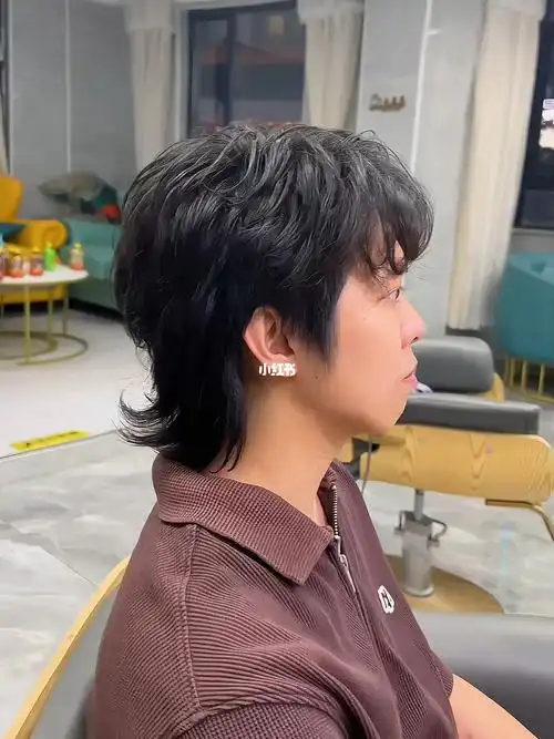 男式发型  #日系狼尾  #狼尾鲻鱼头日系高层次男生秋天推荐尝试的