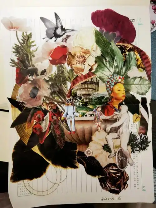 day1练习杂志拼贴