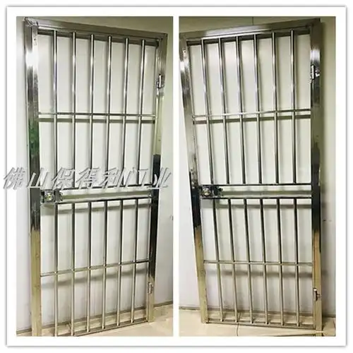 佛山不锈钢门厂家平开门防盗门封板钢门钢管防盗门进户门出租屋门