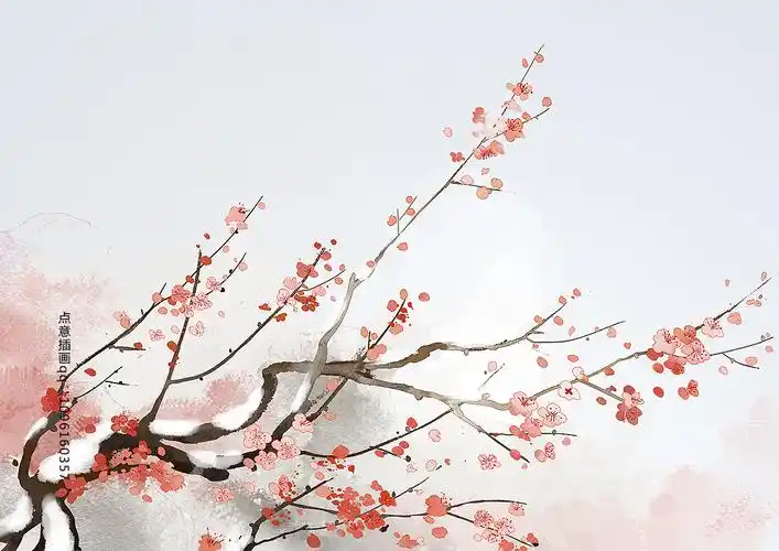 淡淡梅花香欲染丝丝柳带露初干