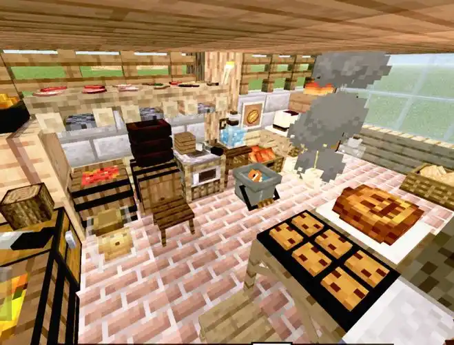 我的世界简单小厨房