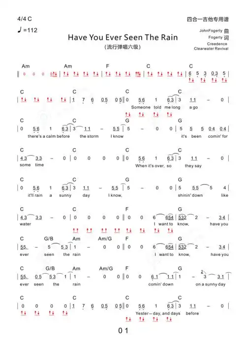 have,you,四合一吉他专用谱)_creedence clearwater revival(克里登斯
