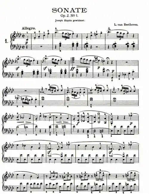 贝多芬奏鸣曲op.2no.1(1)