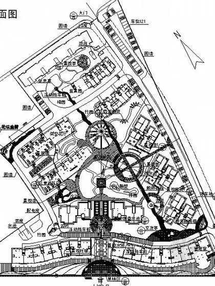 某休闲娱乐广场设计规划图