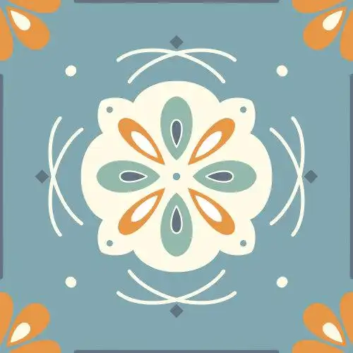 四方花纹 图案 纹样