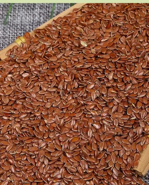 1公斤价内蒙古棕色亚麻籽 胡麻仁 填充胡麻子