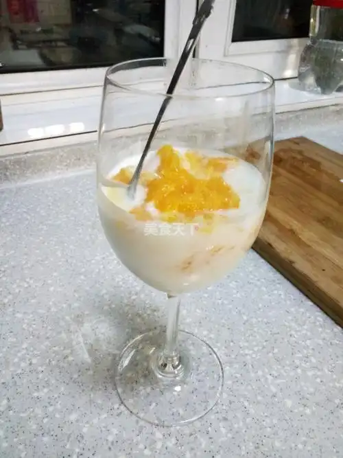 酸奶橙子杯