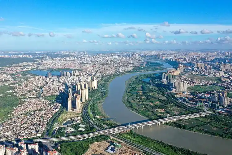 最泉州航拍瞰城市崛起之北峰西湖片区