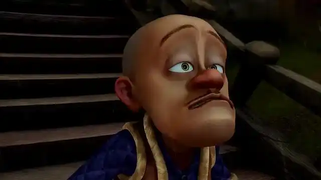 动漫图集:天空突然下起了雨,光头强的果脯被淋湿了,光头强很伤心