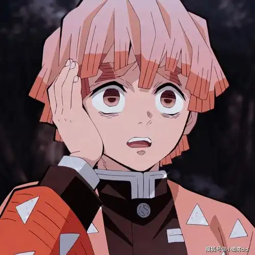 鬼灭之刃我妻善逸平常挺讨喜很逗关键有担当很帅头像