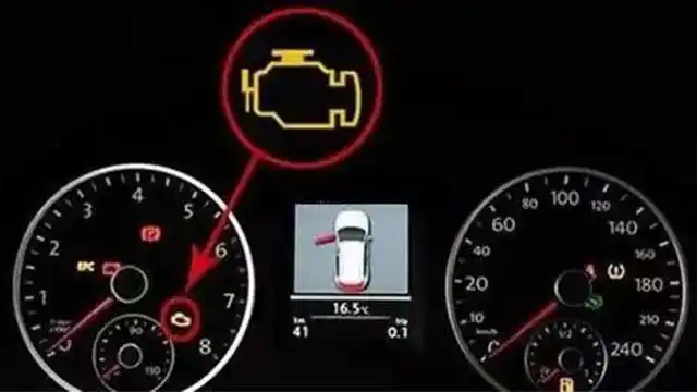 汽车出现发动机标志亮