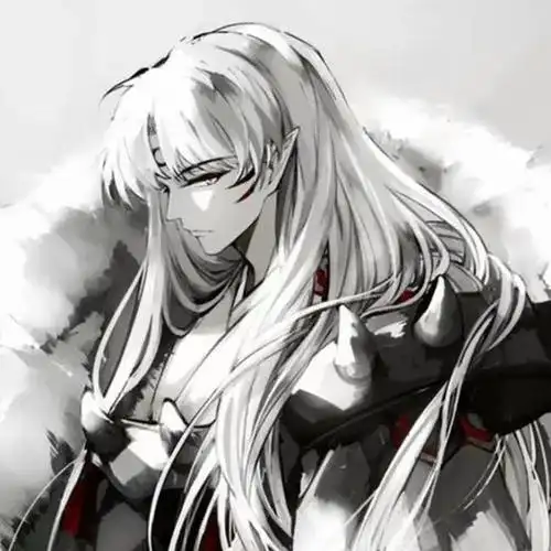 杀生丸头像帅气冷酷杀生丸侧脸头像高清