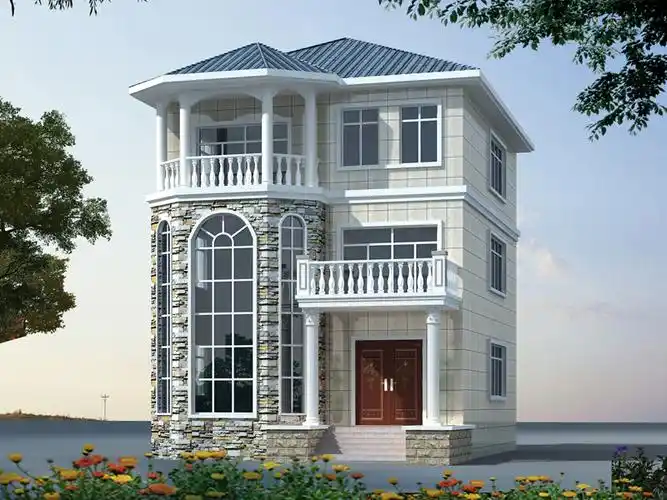 9x14米三层小别墅设计图,户型合理,适合农村自建房