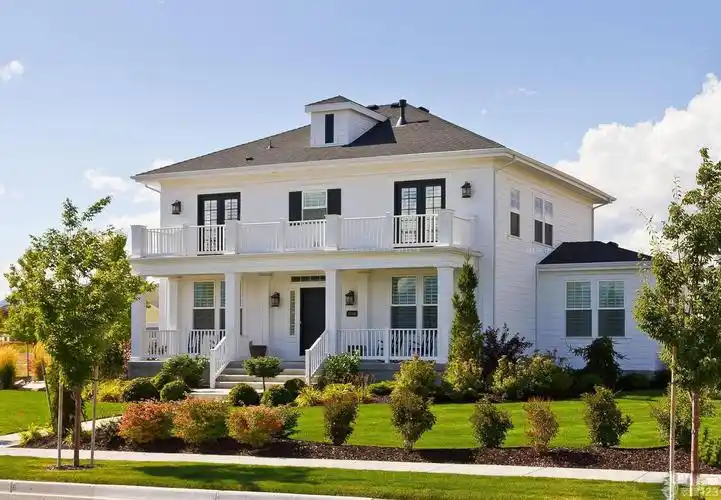 生态木别墅外墙装修图片大全_装信通网效果图