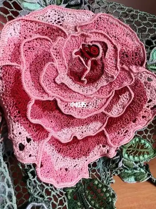 通透的爱尔兰钩编天花板伊甸园大花