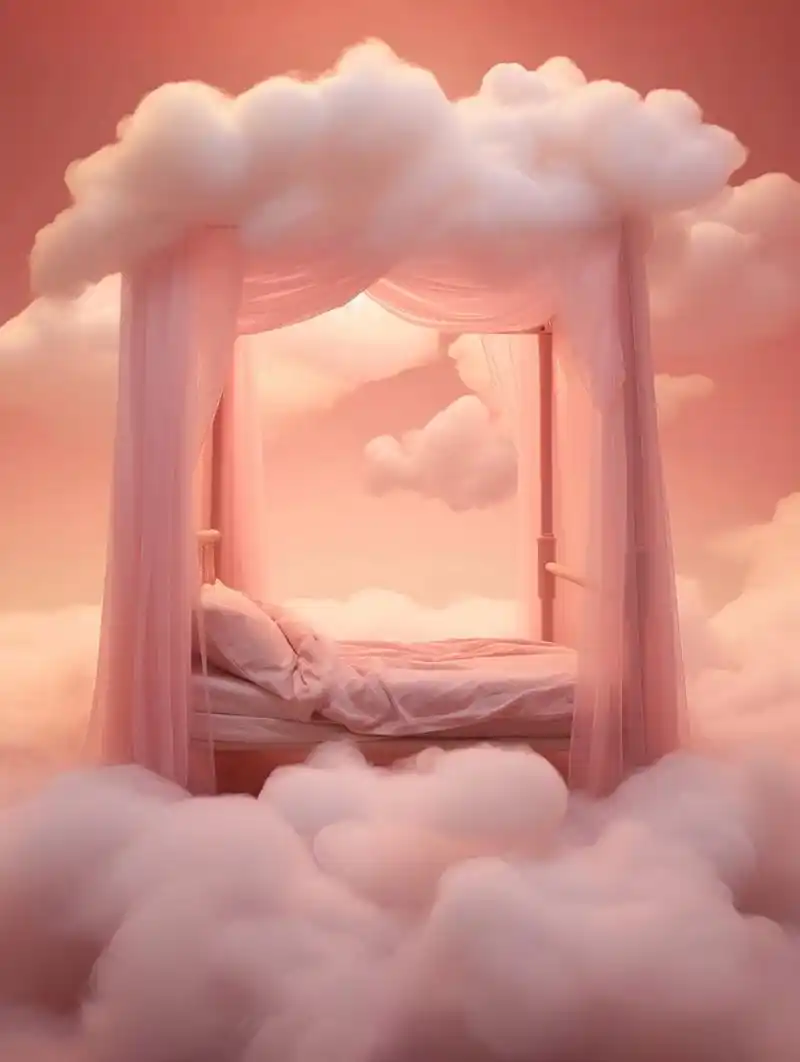 在这个粉色的卧室里,仿佛置身于一个梦幻的世界.