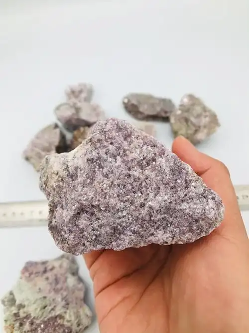 天然石 锂云母原石矿物教学教材矿物标本批发零售