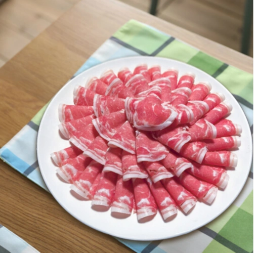 火锅必备食材bakou宁夏精选羔羊肉卷500g