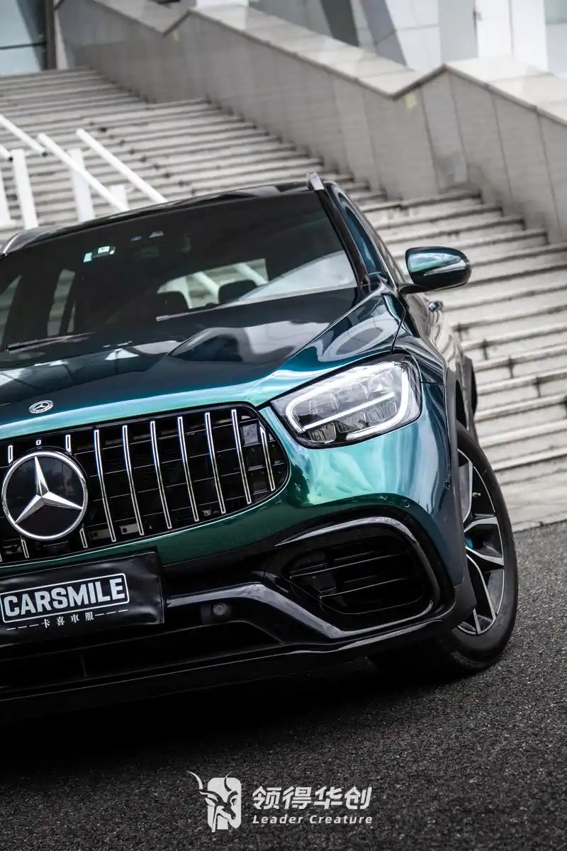 奔驰glc改色祖母绿.#祖母绿 是绿色宝石中百万分之一的奇迹 - 抖音