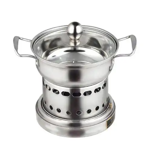 一锅小火锅酒精炉,酒精锅液体户外家用自助火锅