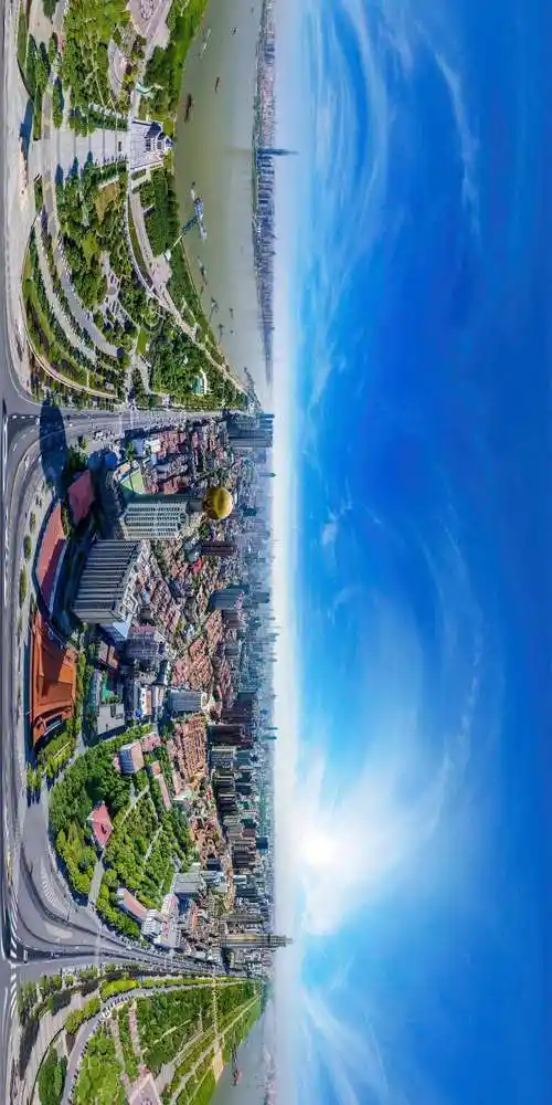 惊艳全国720度vr全景航拍大武汉刷爆千万人的朋友圈
