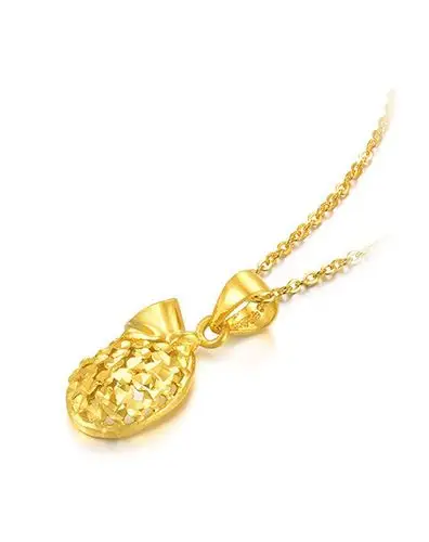 中国黄金珠宝专场-千足金金光闪闪福袋挂件2.31g