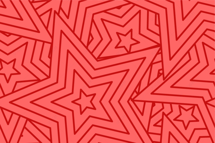 红色五角星背景