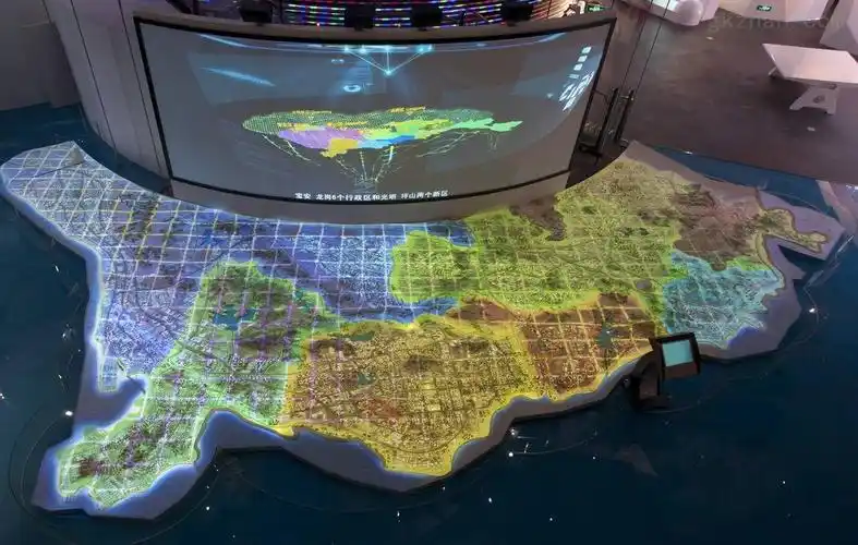 数字投影沙盘解决方案数字展厅方案-北京鸿光科技有限公司