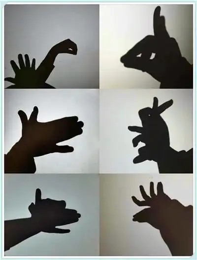 通过神奇的手影游戏,可以启发儿童的联想思维,培养儿童的想象力和创造