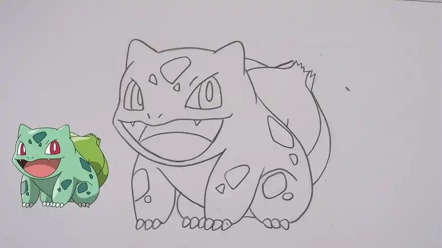 妙蛙种子教你如何排线画像带你从零开始入门手绘004