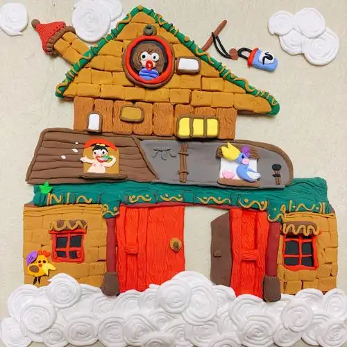 粘土作品建筑