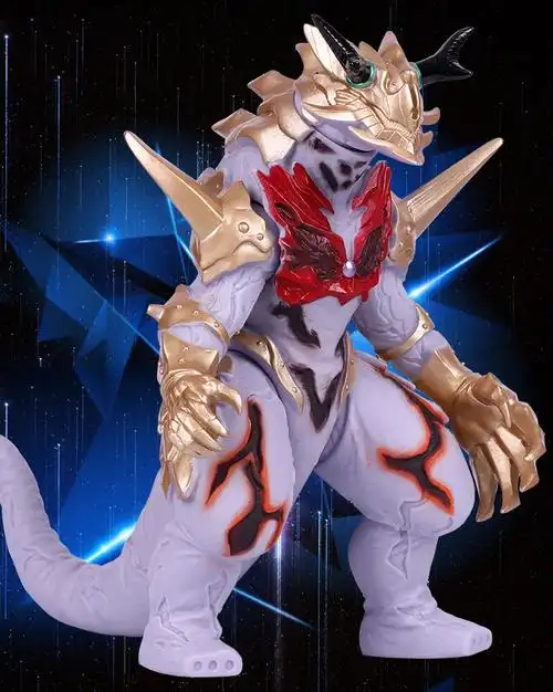 万代正版 软胶闪电杀手奥特曼怪兽儿童玩具人偶玩偶手办模型08706