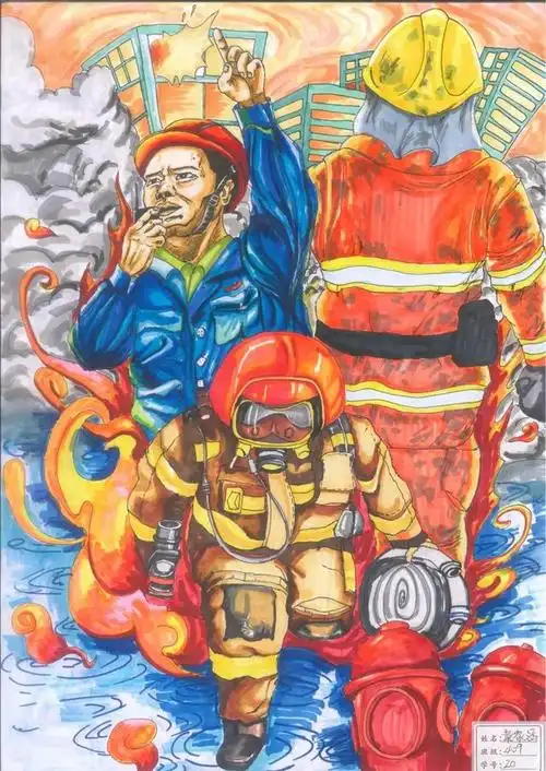 2021年滨江区"我是小小消防员"绘画作文获奖名单出炉啦