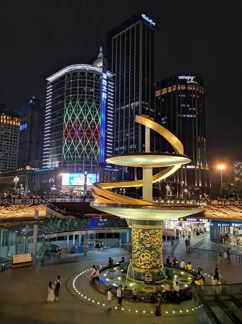 成都天府广场夜景