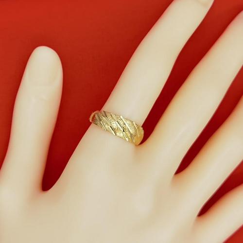 磨砂指环流苏流星雨简约大女戒久不褪色戒指越南沙金镀金首饰