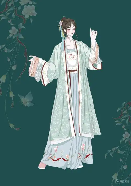 汉服设计稿-服装画/服装设计手稿 - 穿针引线服装论坛
