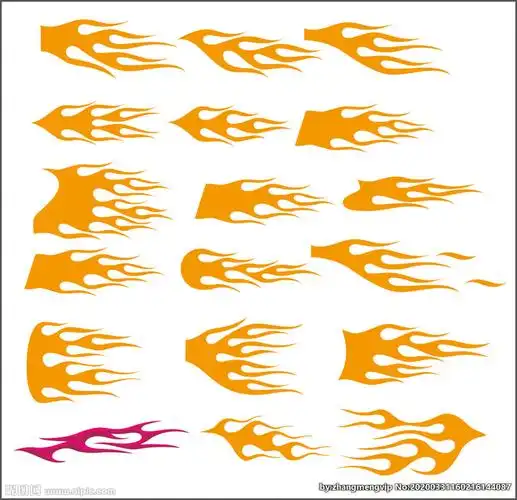 火形图案 火焰 矢量火焰