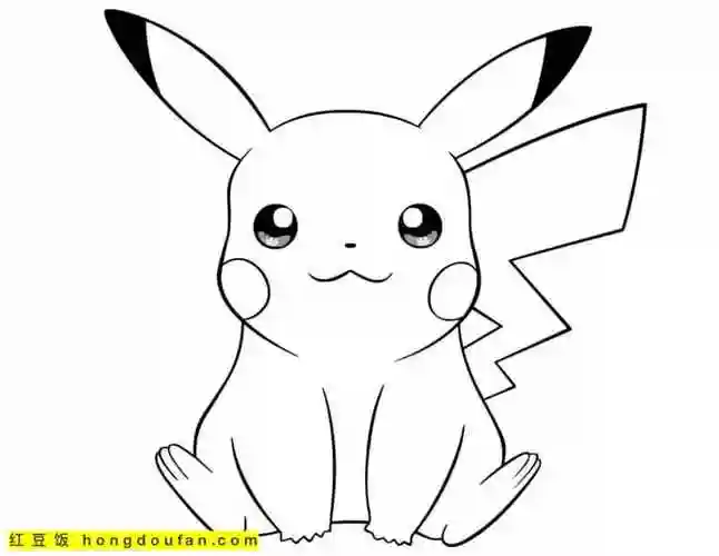 11张有趣可爱的神奇宝贝小怪物战斗卡通涂色图片-红豆饭小学生简笔画