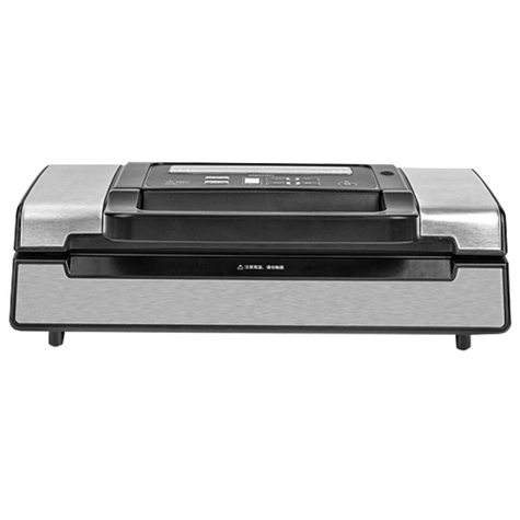 得力deli真空封口机双泵抽气家用商用全自动真空包装机加宽双封口干湿