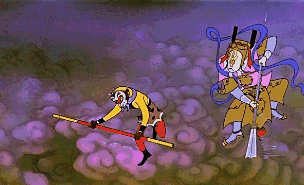 时被孙悟空种进心田的小小种子就变成了一个挥舞着金箍棒的不屈石猴