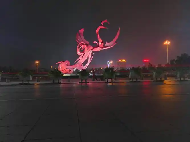 宝鸡金台区夜景