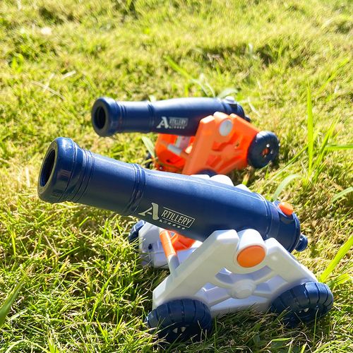 迷你火炮左轮男孩玩具仿真大炮软弹枪儿童火箭炮迫击吃鸡压枪神器